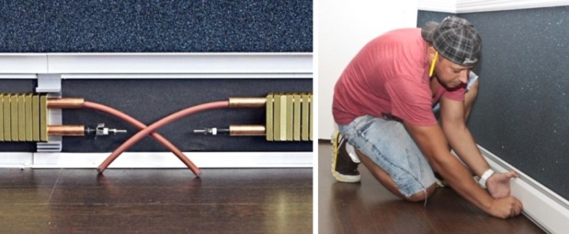 Шаги 8 и 9: прокладка и подключение кабелей, монтаж внешней накладки