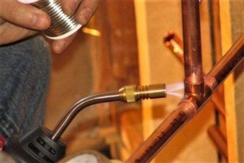 Пайка газовой горелкой