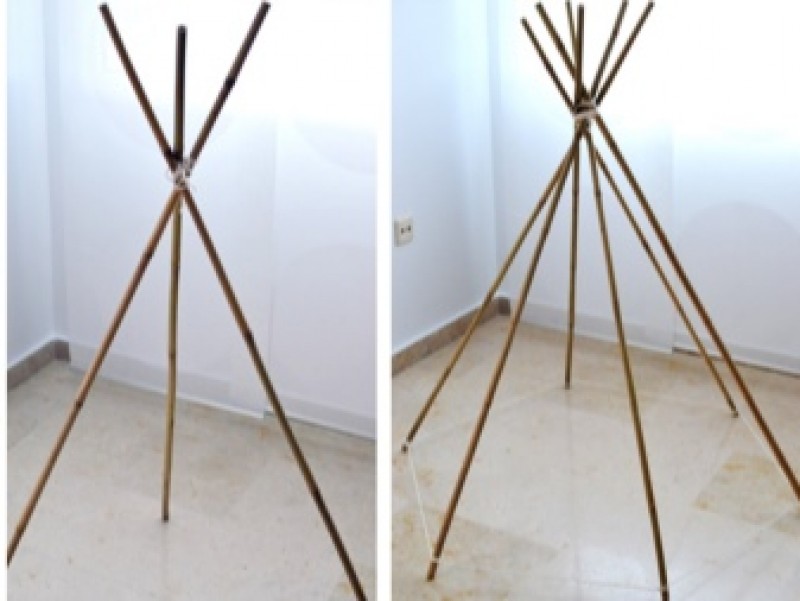 Как построить шалаш для ребенка своими руками?