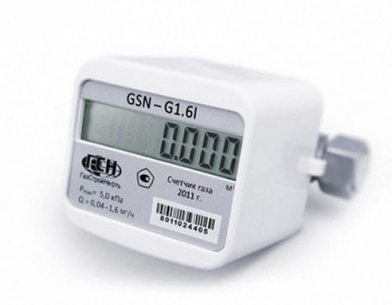 Электронный счетчик газа