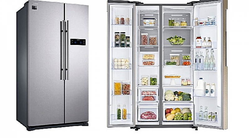 Двухдверный холодильник какие лучшие. Холодильник Samsung RS-57 k4000sa. Холодильник самсунг rs57k4000sa. Холодильник RF Samsung rs57k4000sa. Холодильник самсунг двухдверный rs61r5001f8.