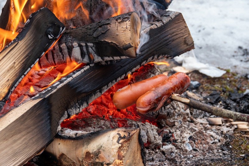 шашлыки зимой