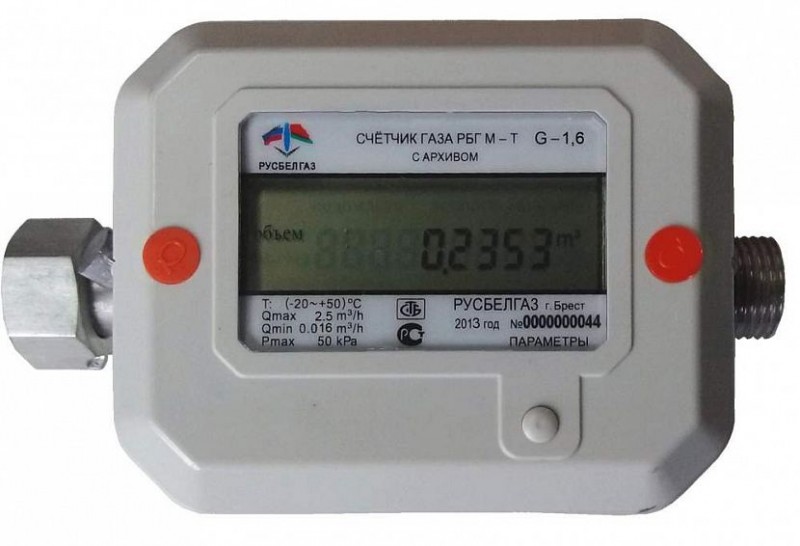 Газовые счетчики с термокррекцией