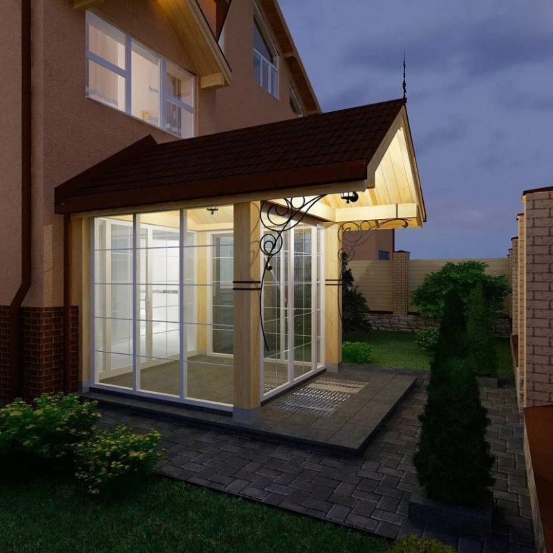 Тамбур в частном доме своими руками (77 фото)