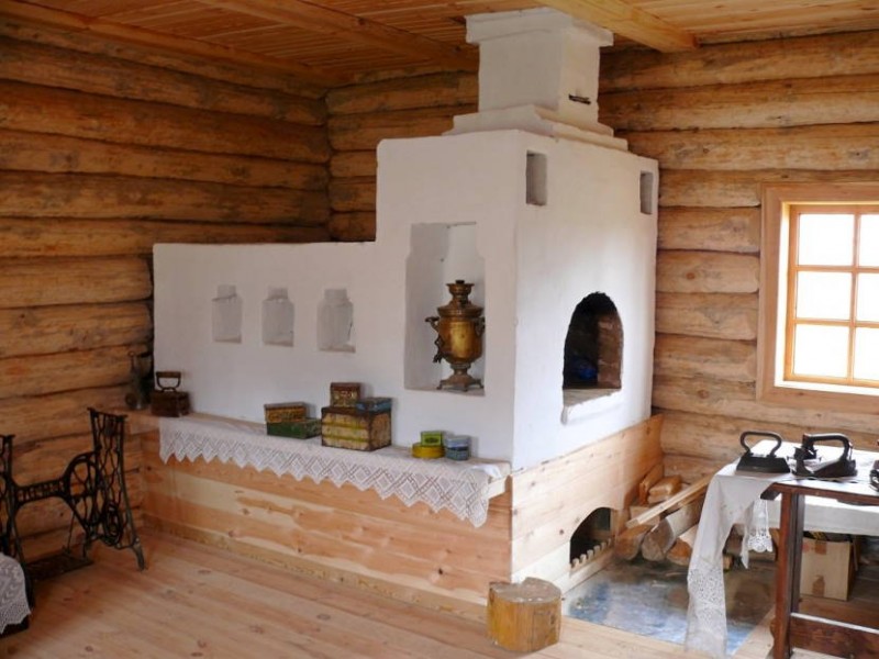 Печка в русском стиле