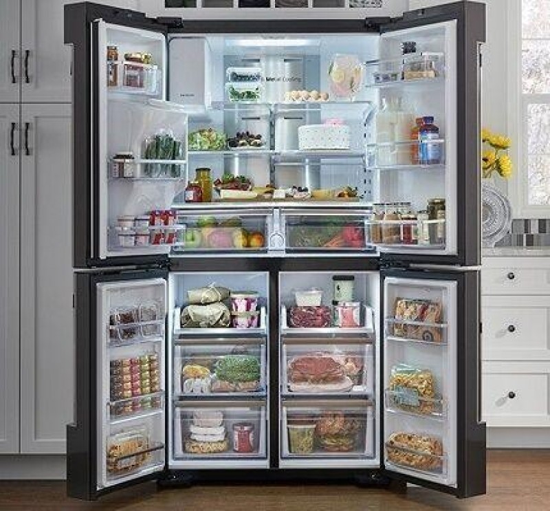 Зонированние большого холодильника