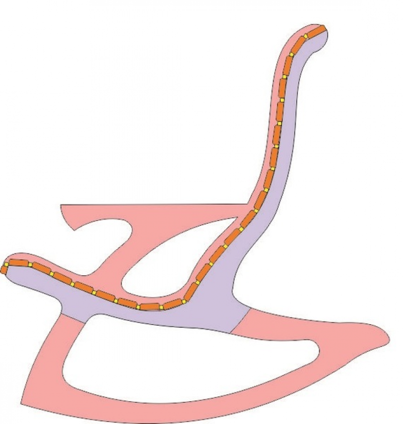 Кресло качалка из фанеры чертежи для изготовления