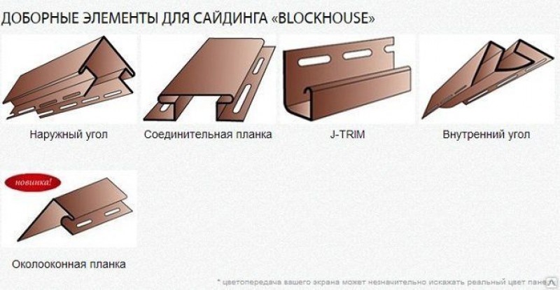 Доборные элементы для сайдинга