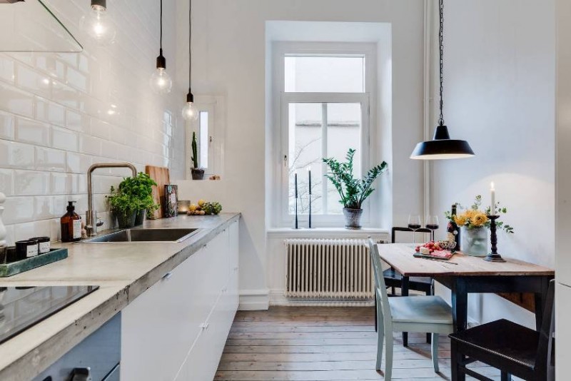 Основной отличительной чертой квартир со скандинавским интерьером является обилие яркого белого цвета