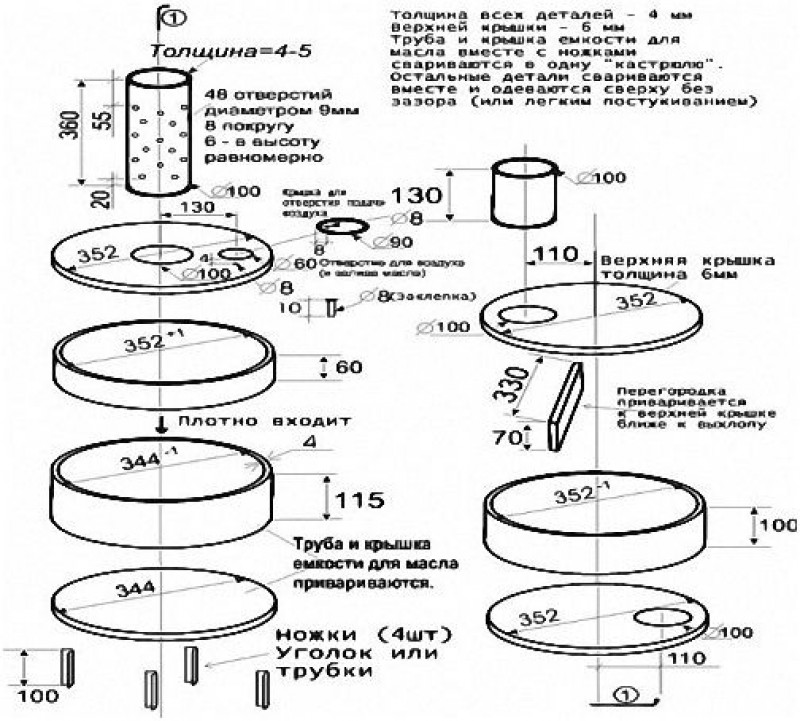 Печка на отработанном масле своими руками. Чертеж масляной печки на отработке. Печь на отработке для гаража своими руками чертежи. Чертеж печки на отработке. Печь для отработанного масла чертеж.