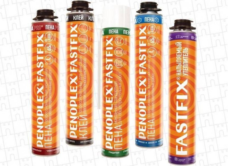 Клей-пена FASTFIX для Пеноплекса