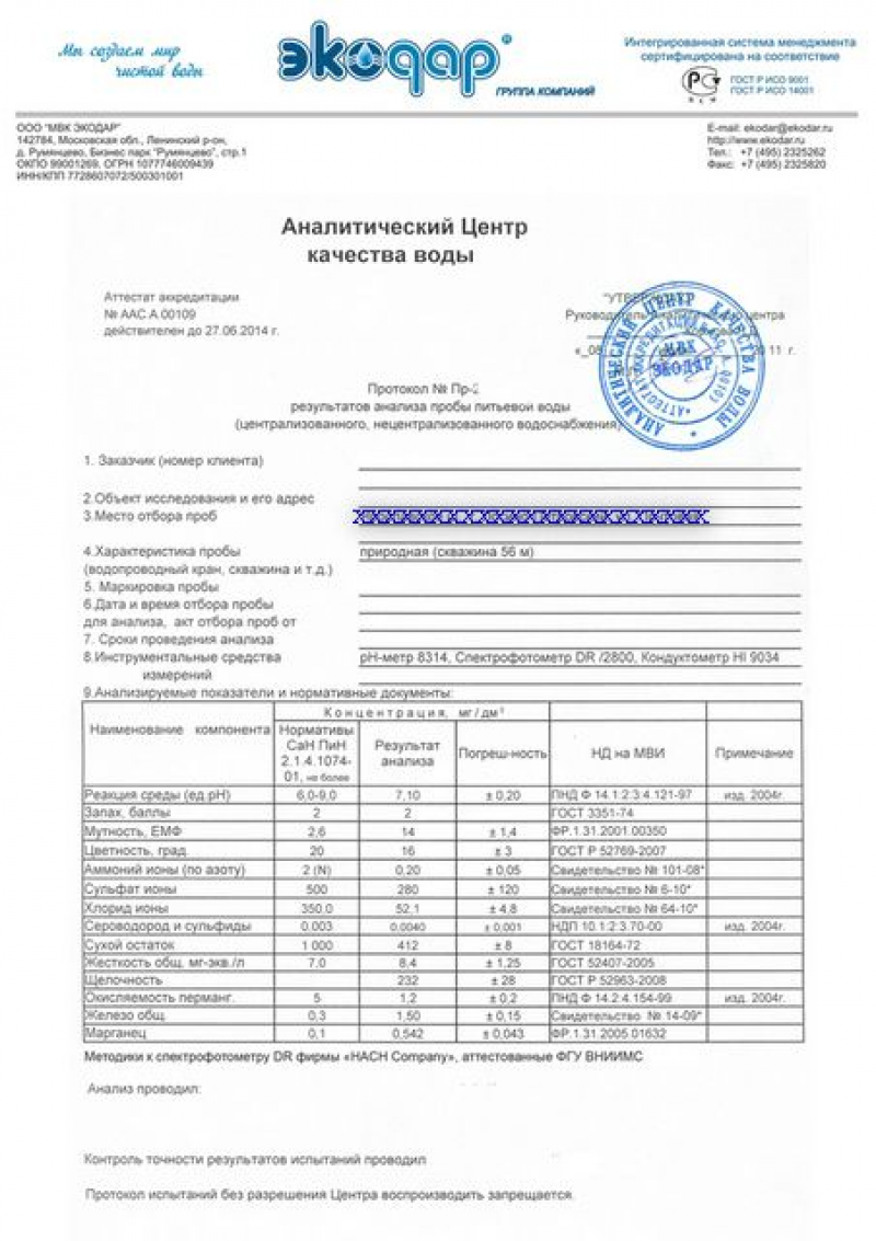 Анализ проб сточных вод. Протокол исследования воды питьевой. Протокол результатов анализа проб воды. Протокол анализ исследования питьевой воды. Протокол химического анализа воды.