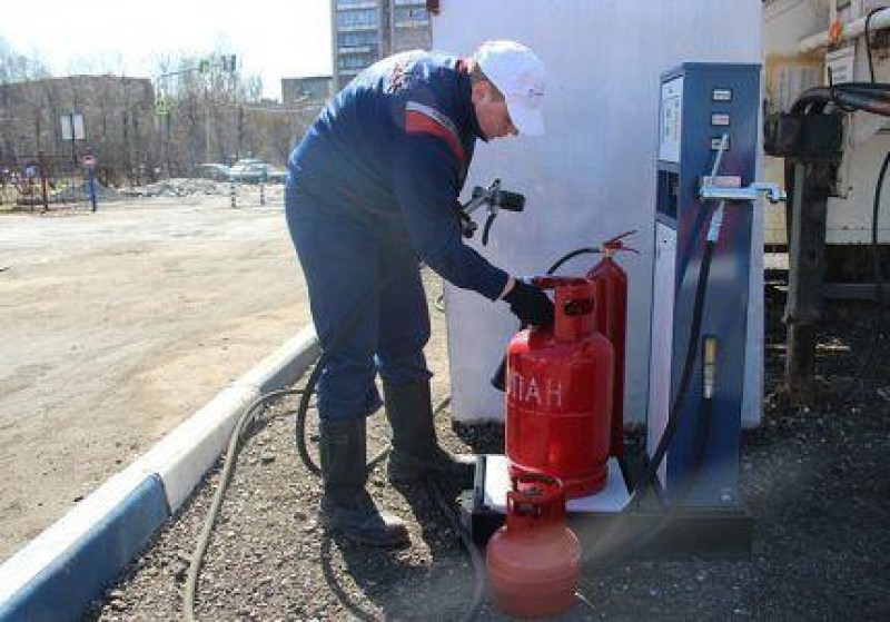 Заправить пропан в баллоны