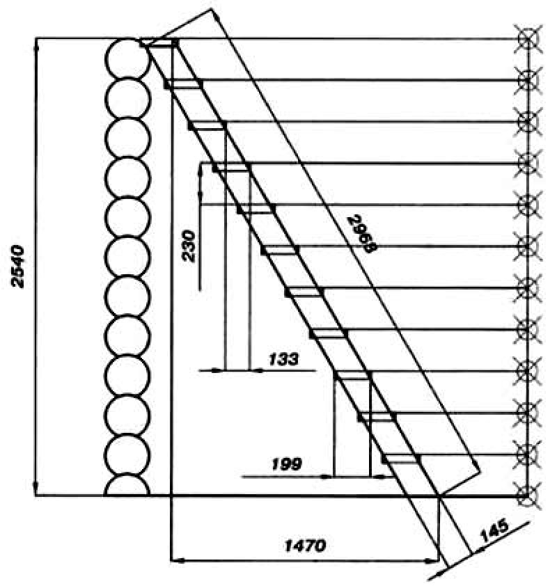 Рассчитать лестницу своими руками. Лестница в погреб чертеж. Чертеж приставной лестницы в подвал. Высота ступеней лестницы на чердак. Откидная пристенная чертеж лестница.