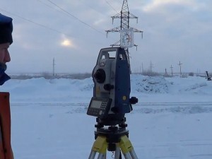 Разбивка или вынос проекта в натуру тахеометром SOKKIA CX