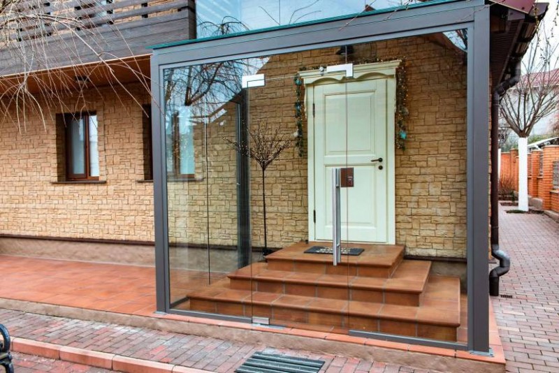 Тамбур в частном доме своими руками (77 фото)