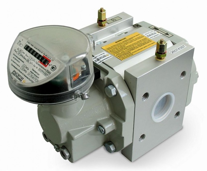 Ротационный или роторный счетчик газа