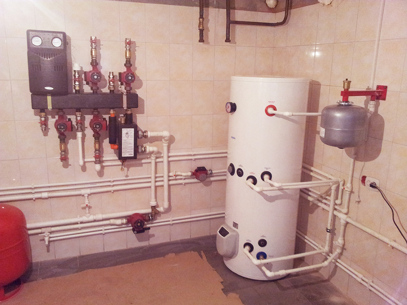 Отопление и горячая вода в частном доме от газа