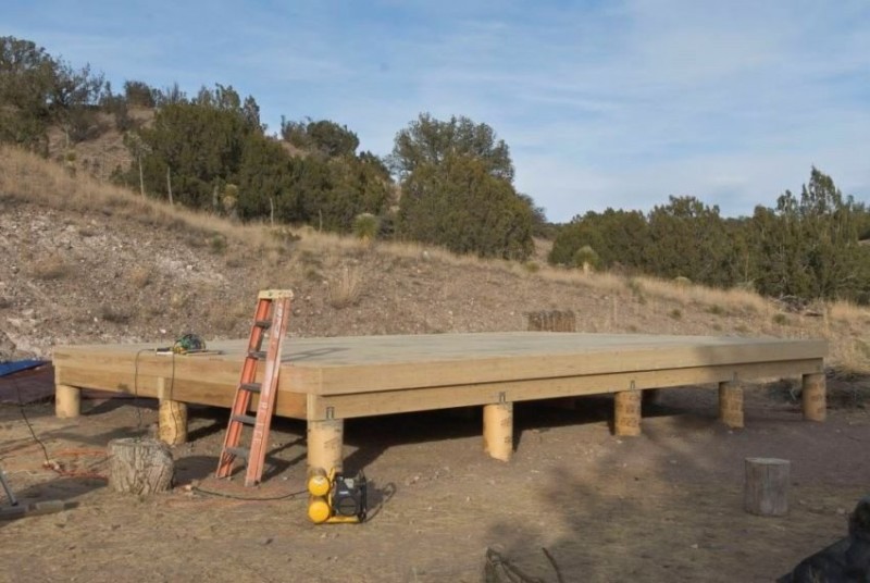 Столбчатый фундамент глубина заложения