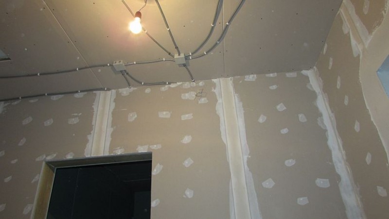 Гипсокартонная подготовка стен