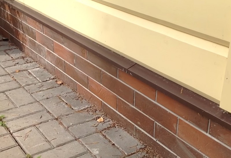 Соединение отлива внахлест