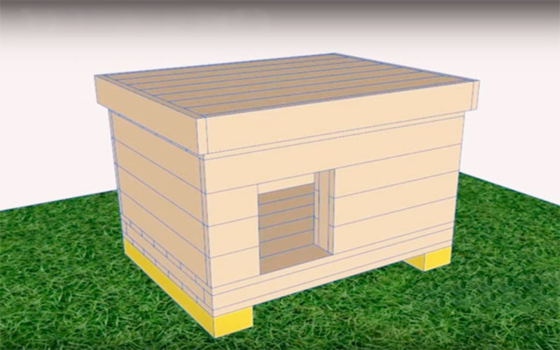 Будка для собаки своими руками из досок простая пошагово с фото