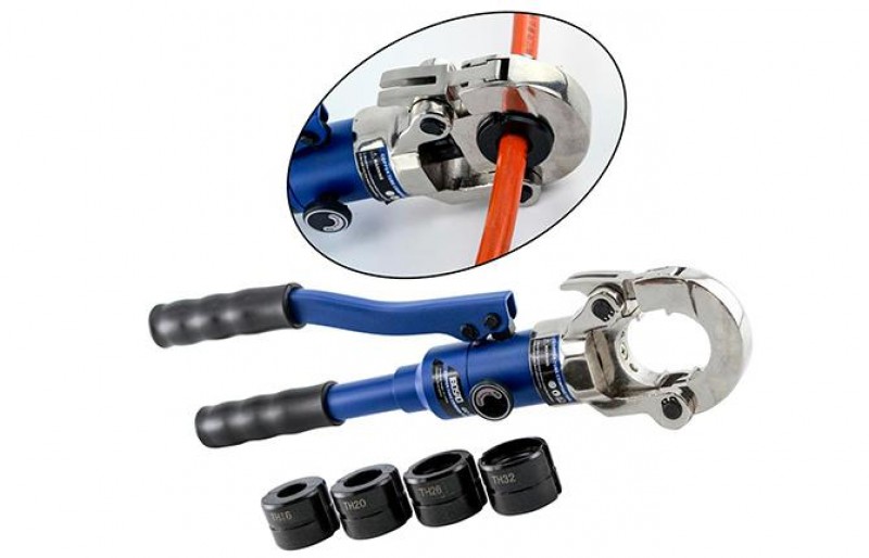 Инструмент для опрессовки фитингов металлопластиковых труб. Инструмент для обжима фитингов металлопластиковых труб. Опрессовка фитингов металлопластиковых труб. Обжимные крепление. Инструмент для пресс-фитингов для металлопластиковых труб tim, jt1626b.