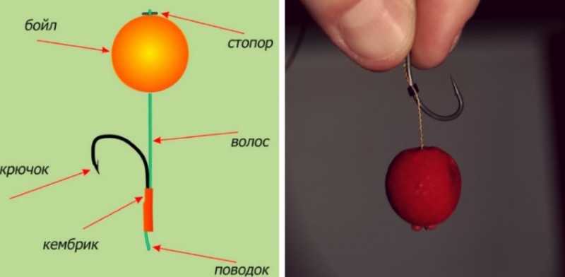 Волосяная оснастка на сазана