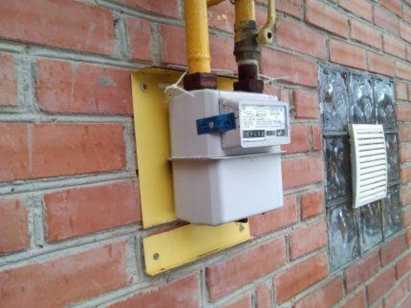 Размещение газомера на улице