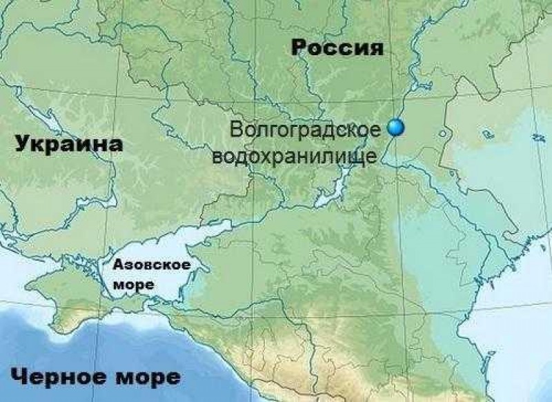 Водохранилище саратовское карта