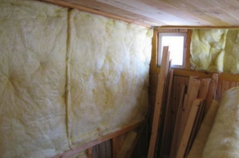 Утепление стен минеральной ватой