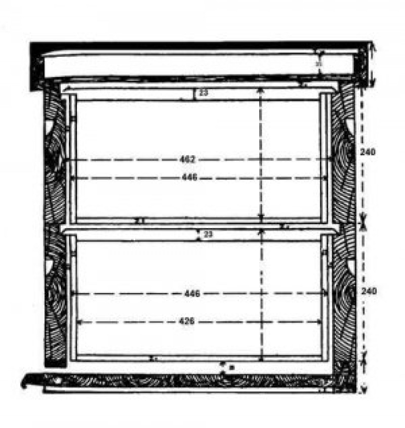Чертеж улья. Улей Лангстрота-рута чертеж. Чертеж многокорпусного улья на 10 рамок. Рамка Лангстрота рута. Чертежи многокорпусного улья рута.