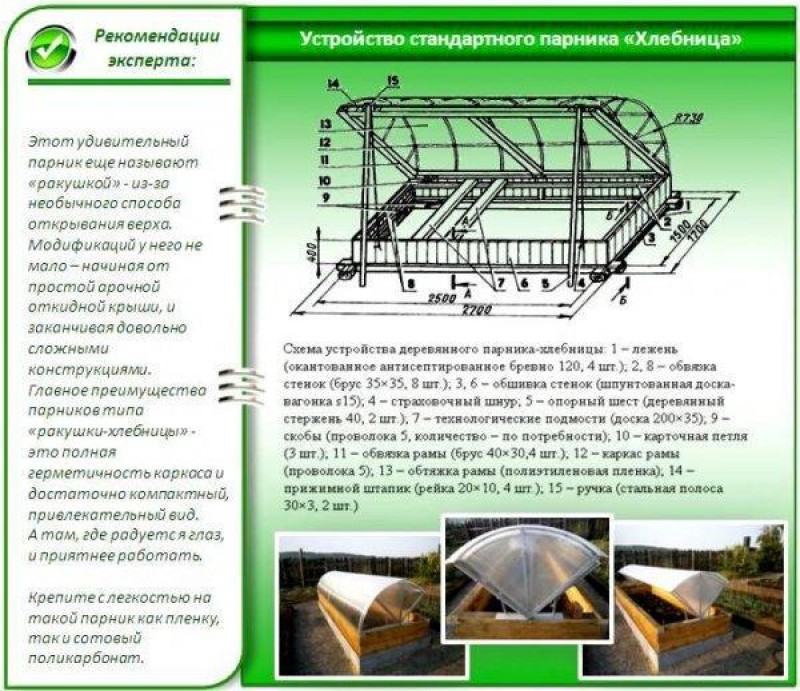 Чертежи для парника бабочка