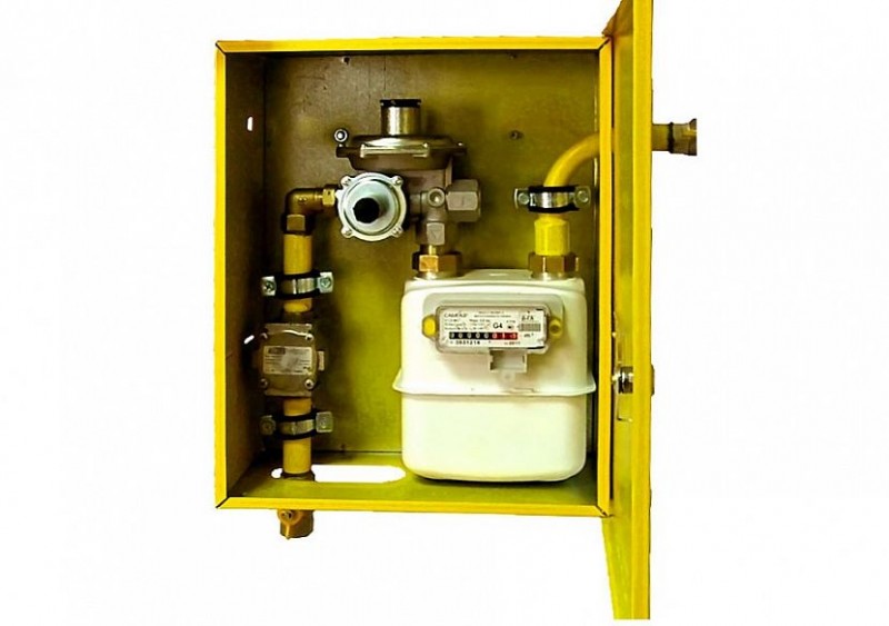 Газовый счетчик в коробе