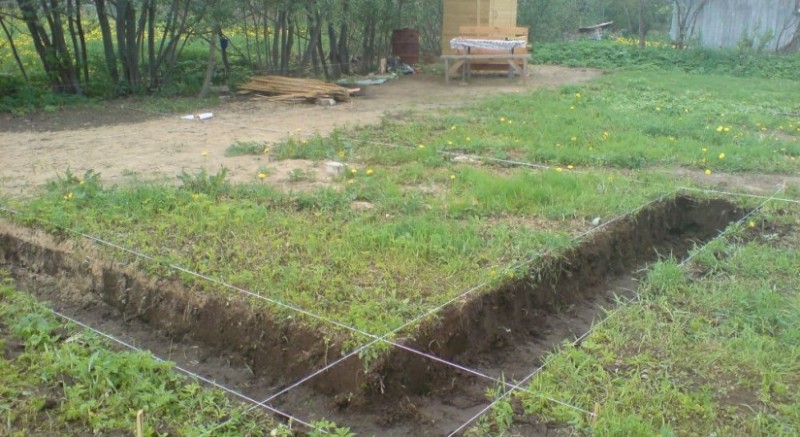 Отрвыка траншеи