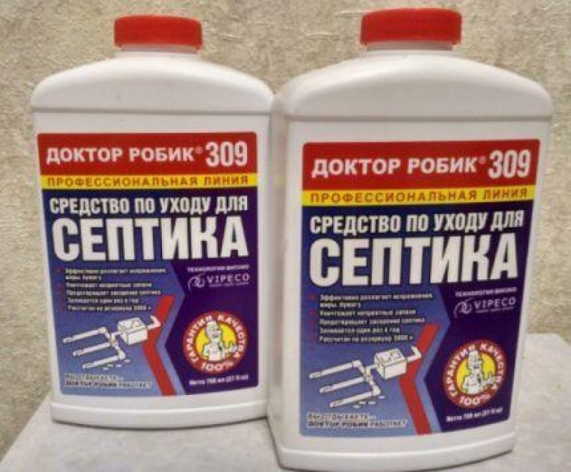 Средство с бактериями для септиков roebic 309