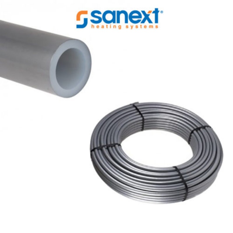 Sanha 16х2. Сшитый полиэтилен sanext. Труба sanext pex стабил, 16. 2. Труба сшитый полиэтилен sanext.