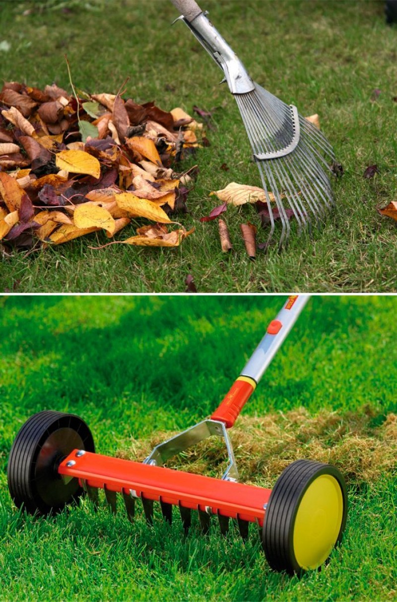 Совковые грабли gardena. Уход за газоном весной после зимы. Механический вычесыватель для газона. Грабли садовые don gazon 127-0600 32 зубьев 60 см сталь. 000.