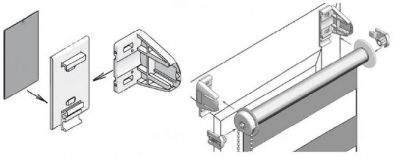 Собрать рулонную. Сборка рулонных штор Легранд. Направляющие рулонных штор Легранд на пластиковые окна. Legrand рулонные шторы сборка. Сборка рулонной шторы из Леруа Мерлен.