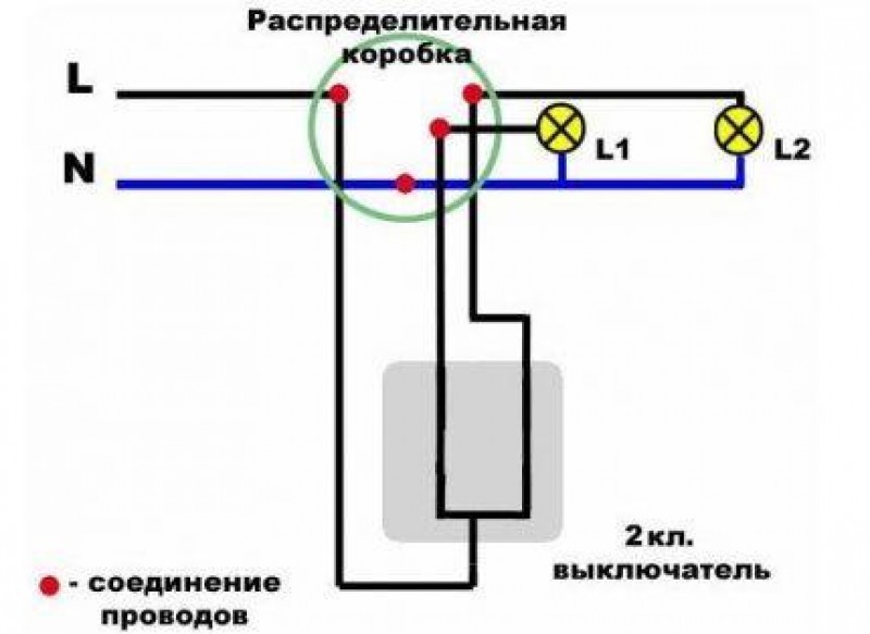 Схема двойного выключателя. Схема подключения 2х кнопочного выключателя. Схема подключения светильников через двойной выключатель. Схема соединения двухклавишного выключателя с двумя лампами. Схема подключения двойного выключателя на 2 лампочки.