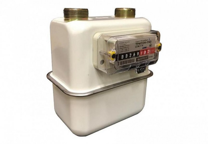 Счетчик газа объёмный диафрагменный «ТРИТОН-ГАЗ» СГМ-Т