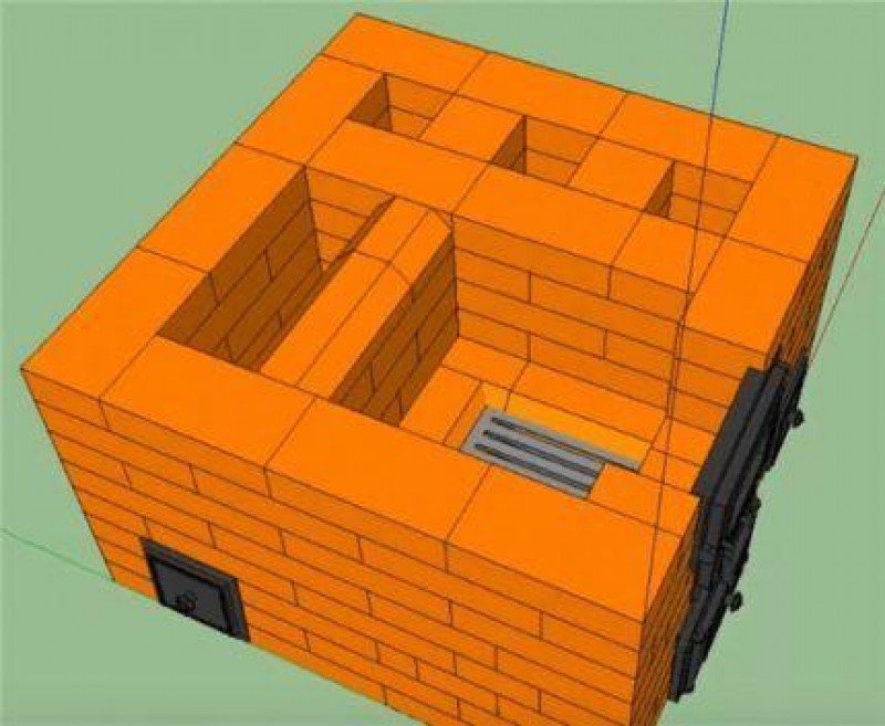 Сложить печку из кирпича своими руками