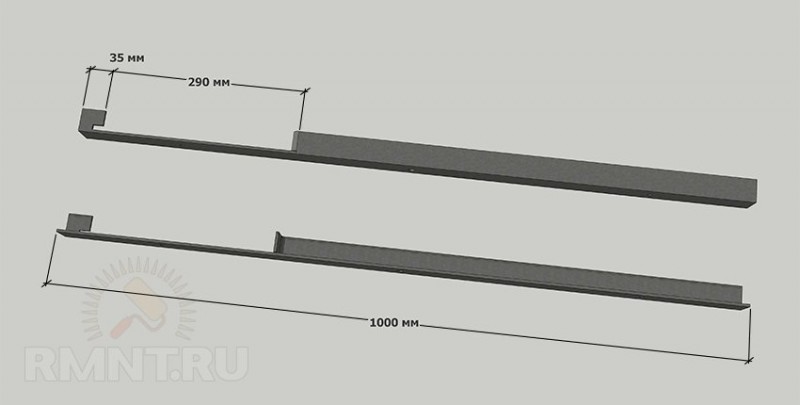 Складной мангал из металла
