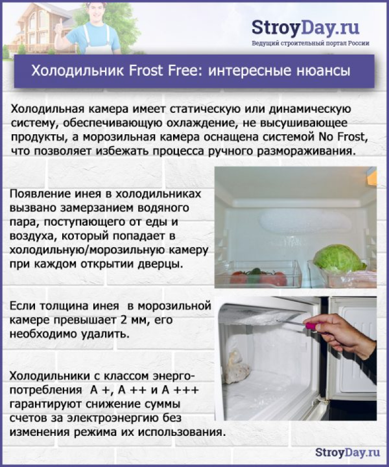 Размораживание холодильника no frost