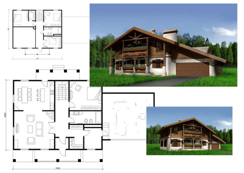 Проекты домов дом шале